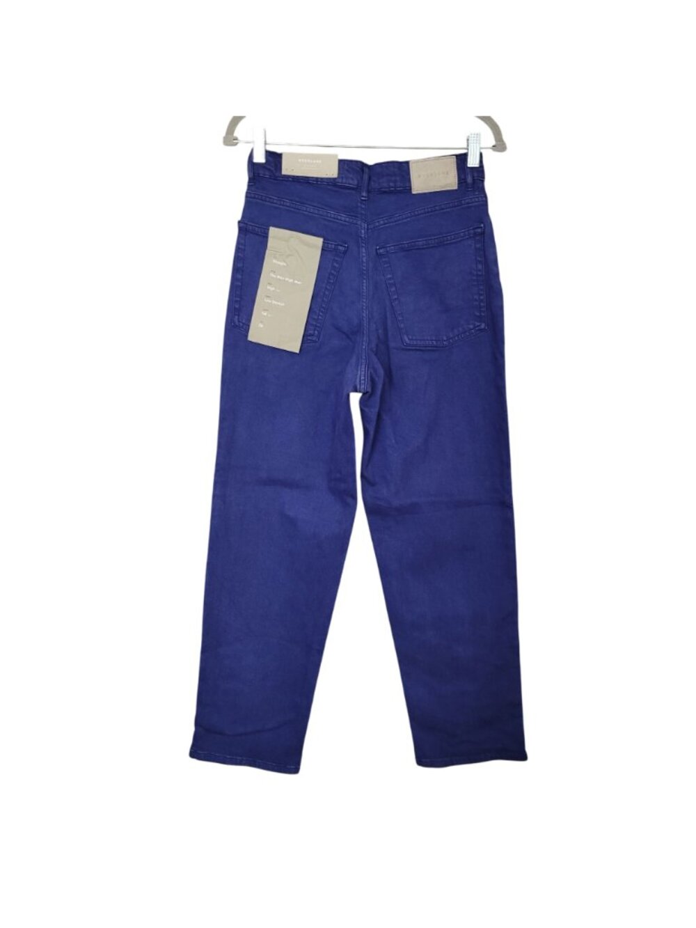 Everlane The Way High Jean Womens Size 28T Blue Straight Leg Organic Cotton - Picture 2 of 8